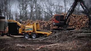 Vermeer Whole Tree Chipper WC2500XL  Vermeer Forestry Equipment [upl. by Anaiek695]