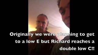 Deepest Bass Voice EVER Richard Sings a Double Low C [upl. by Rucker]