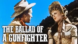 The Ballad of a Gunfighter  MARTY ROBBINS  Cowboy Film  Free Western Movie [upl. by Nawak]