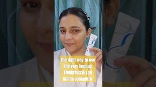 Right way to use Embryolisse Laitcreme bestseller face moisturizer Like amp Subscribe for more [upl. by Australia805]