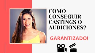 Cómo conseguir castings o audiciones Tips de actuación  ESTEFANY GOMEZ [upl. by Barabbas]