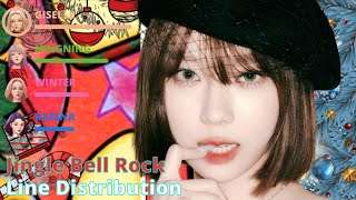 Winter Special aespa  Jingle Bell Rock Line Distribution [upl. by Buehrer]