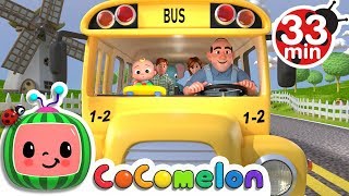 Wheels on the Bus  More Nursery Rhymes amp Kids Songs  CoComelon [upl. by Horvitz]