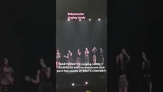 Babymonster singing lonely at 2ne1 concert babymonster 2ne1 2ne1concert shorts [upl. by Llebasi]