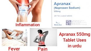 Apranax 550mg tablet uses in urdu  Naproxen Sodium uses [upl. by Kat175]