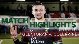 Match Highlights  Glentoran 60 Coleraine [upl. by Cyprian]