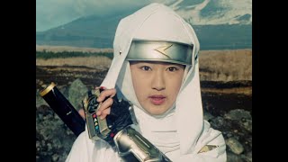 Kakuranger Ninja White Ninja Blue Ninja Red first henshin upscale 1080p [upl. by Erdei]