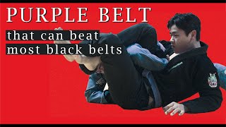 BJJ Purple Belt that can beat most black belts [upl. by Ahseram861]