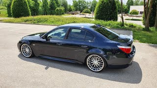 BMW 530d Limousine E60 LCI  BMW M Carbonschwarz  Breyton Race CS  20 Zoll [upl. by Tenn]