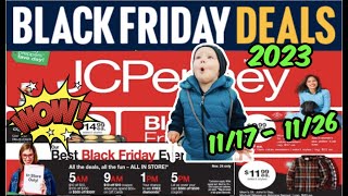 JCPENNEY BLACK FRIDAY 2023 AD  Kitchen Appliances Boots Jewelry 🔥 1117  1126 [upl. by Dualc]