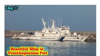 Beautiful Ship in Visakhapatnam Port  Ship Launching Video [upl. by Lsil]