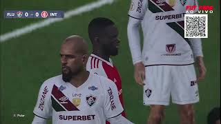 FLUMINENSE X INTERNACIONAL AO VIVO NA ZONA DE REBAIXAMENTO GAMEPLAY COMPLETA PES 2021 [upl. by Hsima400]