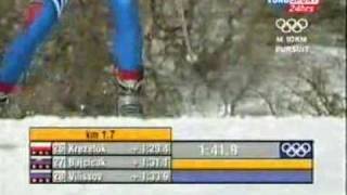 Winter Olympics Salt Lake City 2002  1010 km pursuit freestyle part 2 of 4 [upl. by Benyamin]