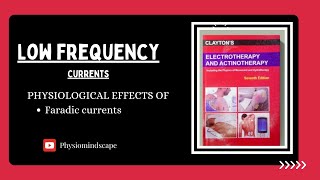 Physiological Effects of Faradic Current in Physiotherapy  Clayton Electrotherapy Chap 12 [upl. by Allmon394]