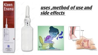 kleen enema usesmethod of usedose and side effects best for constipation [upl. by Adall]