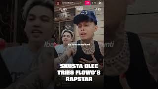 Skusta Clee tries Flow Gs RAPSTAR 🔥🔥🔥 [upl. by Sabba]