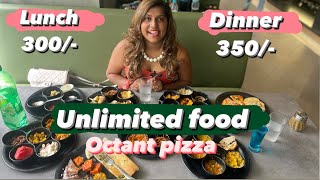 Unlimited food 300 at octant pizza  101 verities  suratfood [upl. by Esau]