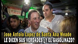 Ciudadano increpa a Meade en Tijuana ¿y el gasolinazo que [upl. by Eladnyl]