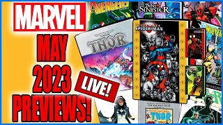 Marvel Comics Previews May 2023  Omnibus  Epic Collections  Trades  Collected Editions [upl. by Ekaj]