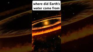 where did Earths water come from in TeluguYouTube shorts EarthWater Earth youtubeShorts water [upl. by Hy]