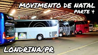 MOVIMENTO MUITO INTENSO NA RODOVIÁRIA DE LONDRINAPR  MOVIMENTAÇÃO DE ÔNIBUS DAS 2140 ÀS 2205 [upl. by Spalla]