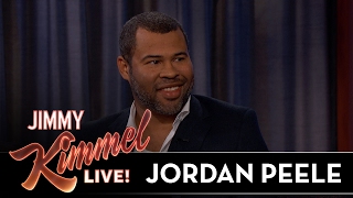 Jordan Peeles Movie Trailer Scared Jimmy Kimmel [upl. by Vincent523]