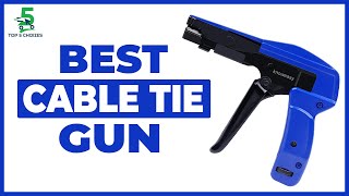 Top 5 Best Cable Tie Gun In 2022 Made in USA [upl. by Steep]