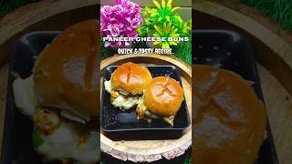 Paneer Cheese Bun Recipe😍😍❣️❣️shorts viral recipe paneer bun cheese cheesy streetfood [upl. by Franklyn674]