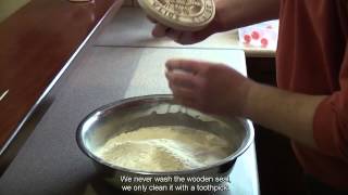 Prosphora making Byzantine style Eucharistic Bread Communion Bread [upl. by Maeve]