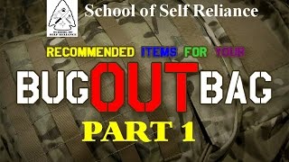 Bug Out Bag Part 1 [upl. by Leta281]