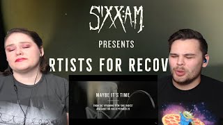 COUPLE REACTS  SIXXAM  Maybe Its Time ft Corey Taylor Ivan Moody Slash REACTION [upl. by Yrahca]