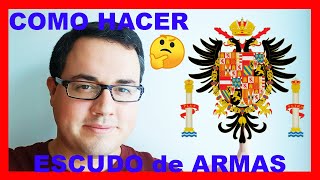 👑 COMO HACER un ESCUDO de ARMAS FAMILIAR ⚔️ desde 0 Que es la Heráldica [upl. by Orgel944]