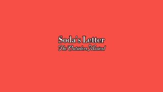 karaoke  soda’s letter  the outsiders musical [upl. by Hauge540]