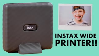 Fuji Instax Link Wide Printer  the first wide instax printer [upl. by Mendelson194]