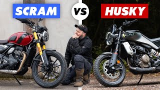 Triumph Scrambler 400 X vs Husqvarna Svartpilen 401 Which Should You Buy [upl. by Ahsieket]