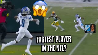 Jameson Williams SHOWS OFF his 42 SPEED 🔥 Jameson Williams Lions highlights Vs Packers [upl. by Selwyn]