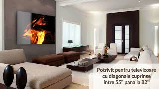 Prezentare video suport TV LCD  LED pe perete Meliconi Flag TV [upl. by Hemminger]