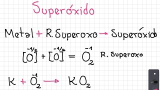 SUPERÓXIDOS [upl. by Longawa]