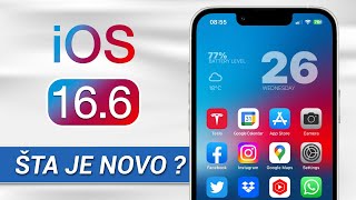 iOS 166  Recenzija i utisci  Sta je novo [upl. by Fortunia]