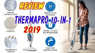 Steam Mop Cleaner ThermaPro 10 in 1 2019 review [upl. by Sheelah239]