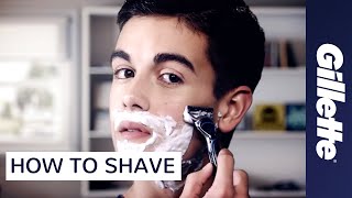 How to Shave  Shaving Tips for Men  Gillette [upl. by Akinna]