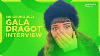 Interview with Gala Dragot — Eurosong 2023 Eurovision Belgium 2023 🇧🇪 [upl. by Oluas]