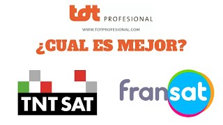 TNTSAT o FRANSAT ¿Cual es mejor COMPARATIVA [upl. by Nosmirc]