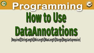 How to Use DataAnnotations in C Required StringLength RegularExpression MinLength and MaxLength [upl. by Asilrak211]