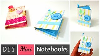 DIY MINI NOTEBOOKS  DIY Arts and Crafts  POCKET  SIZED PAPER NOTEBOOKS  Best out of waste [upl. by Constance84]