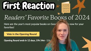 Goodreads Choice Awards 2024 First Reaction  Fantasy Romantasy Horror MysteryThriller [upl. by Devon]