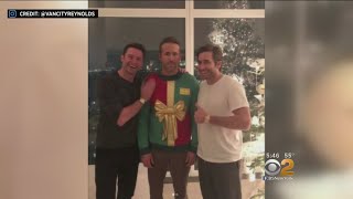 Ryan Reynolds Pranked Into Wearing Holiday Sweater [upl. by Brendin]