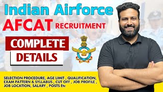 AFCAT Syllabus and Exam Pattern 2023 For AFCAT 1 2023  Marking Scheme  Learn With Sumit [upl. by Lubet]