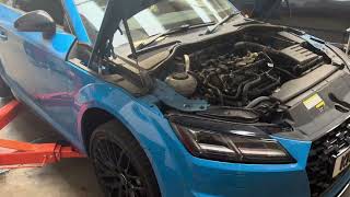 Nice Audi TT 20 45 TFSI in for a Service and Haldex pump [upl. by Irreg]