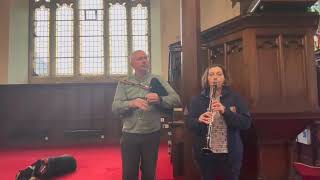 Church tunes with the Collie Arngask Church Glenfarg [upl. by Aimej]